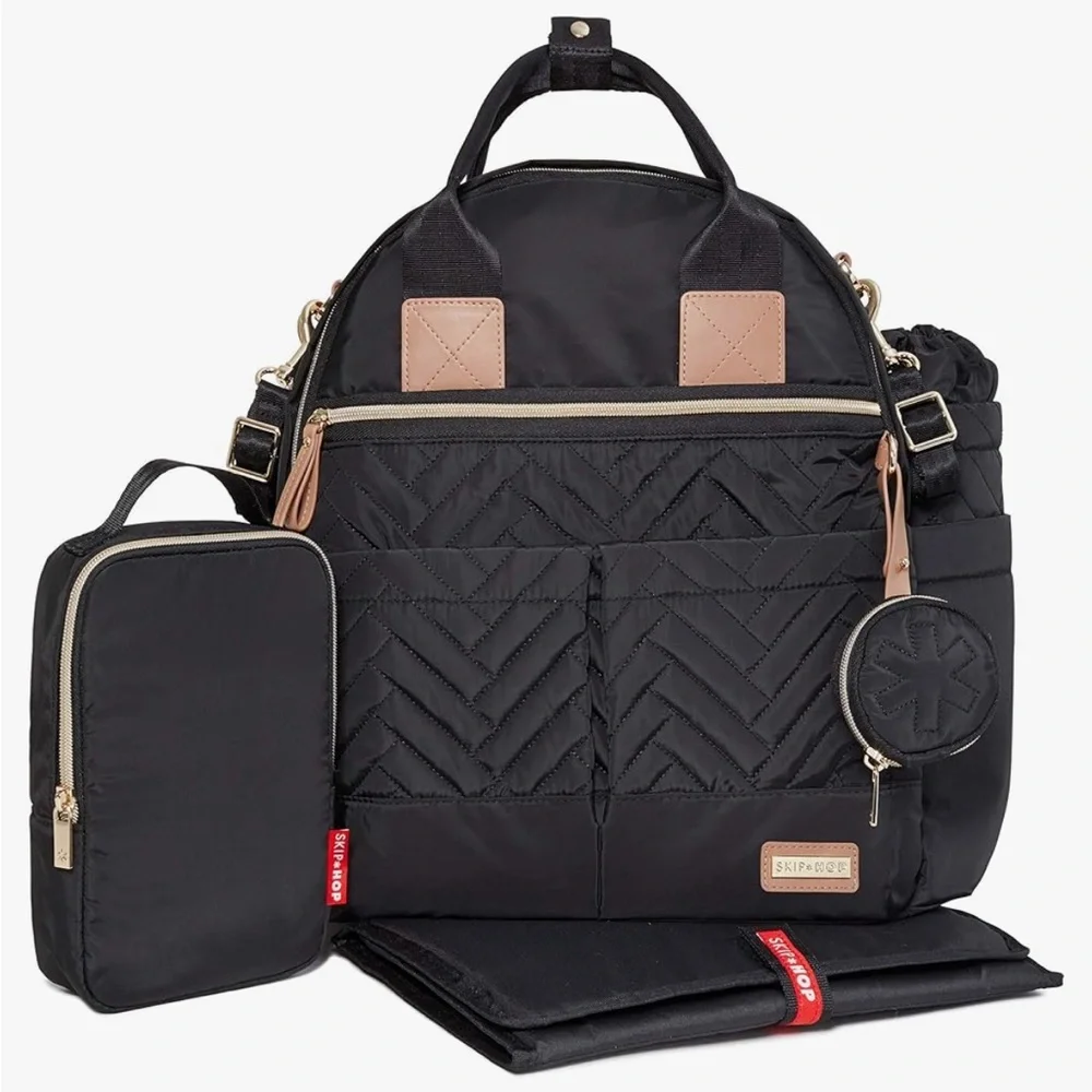 Skip Hop Diaper Bag Backpack: Suite 6-in-1 Diaper Backpack Set, NWT